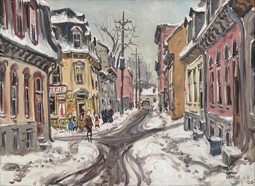 Ste Gabriel St at corner of Rue des Zouaves Quebec