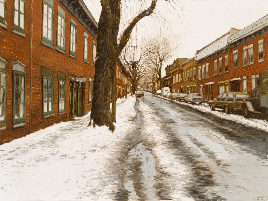 <span class="artist"><strong>John Little</strong></span>, <span class="title"><em>Rue Wolfe, Montreal</em>, 1979</span>