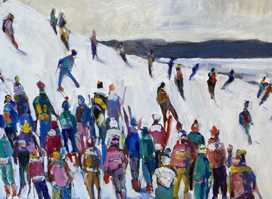 Skiers, Crabbe Mountain #1