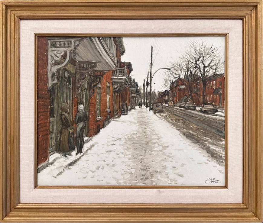 Rue Laval vers Rachel, Montreal