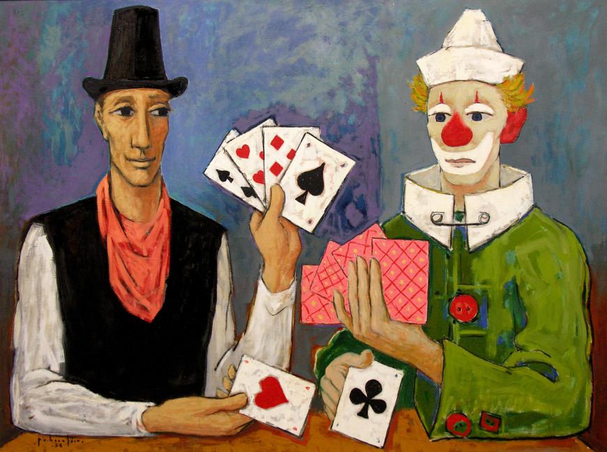Saltimbanques joueurs de cartes