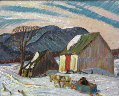 Winter, St. Hilaire, Quebec - Hiver à St-Hilaire, Québec