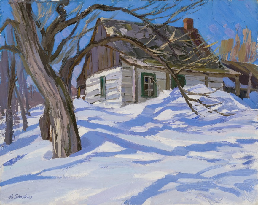 <span class="artist"><strong>Henry J. Simpkins</strong></span>, <span class="title"><em>Lac Ste. Anne Old House</em></span>