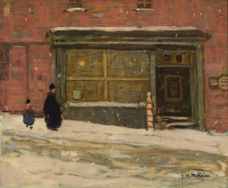 James Wilson Morrice, The Barber Shop, Montreal (Effet de neiges, boutique), 1906 Artworks