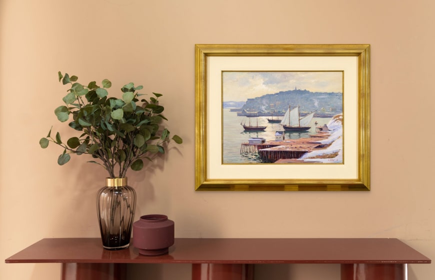 Schooner in Winter Quarters, Quebec