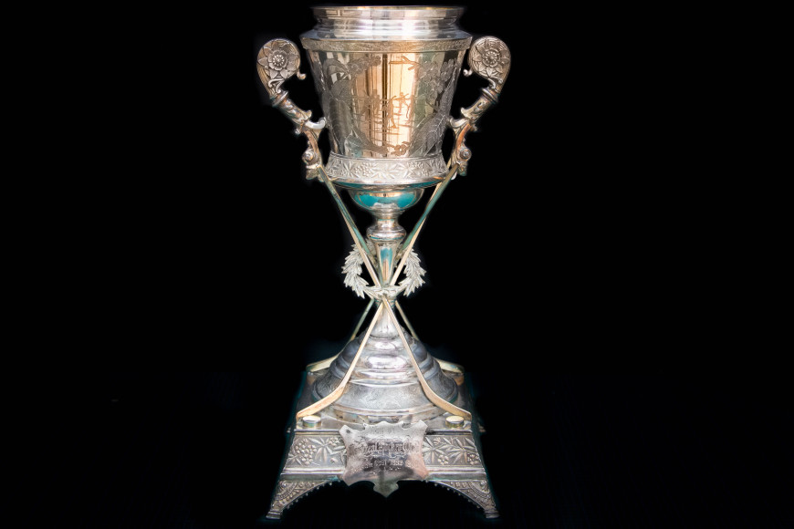 <span class="artist"><strong>Meriden B. Silver Company</strong></span>, <span class="title"><em>The Amateur Hockey Association of Canada Championship Challenge Cup - La Coupe du Championship Challenge de l’Association de hockey amateur du Canada</em>, 1890</span>