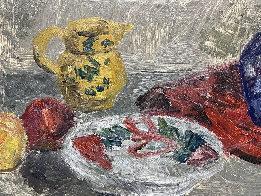 Still Life with Red Tablecloth
