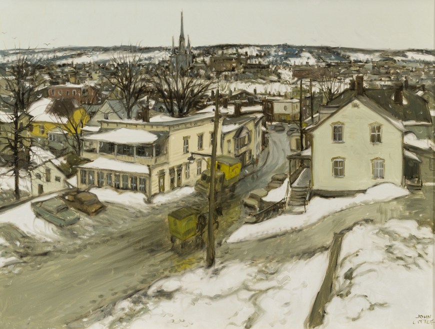 <span class="artist"><strong>John Little</strong></span>, <span class="title"><em>Pâques ‘71, Ste-Marie-de-Beauce, P.Q</em>, 1972</span>