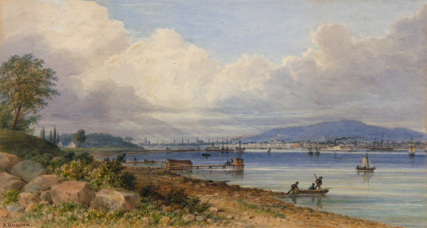 View of Montreal from Longueuil - Vue sur Montréal de Longueuil