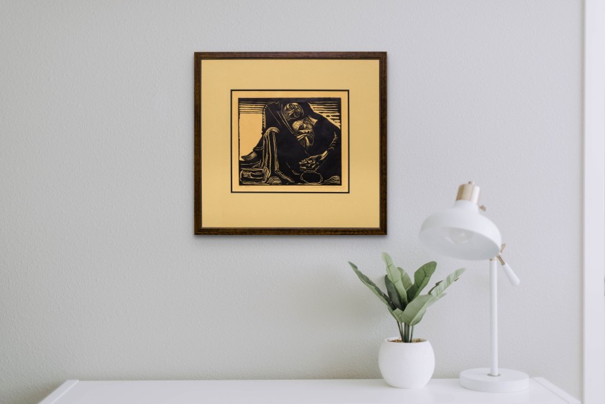 Death with a Woman in His Lap
