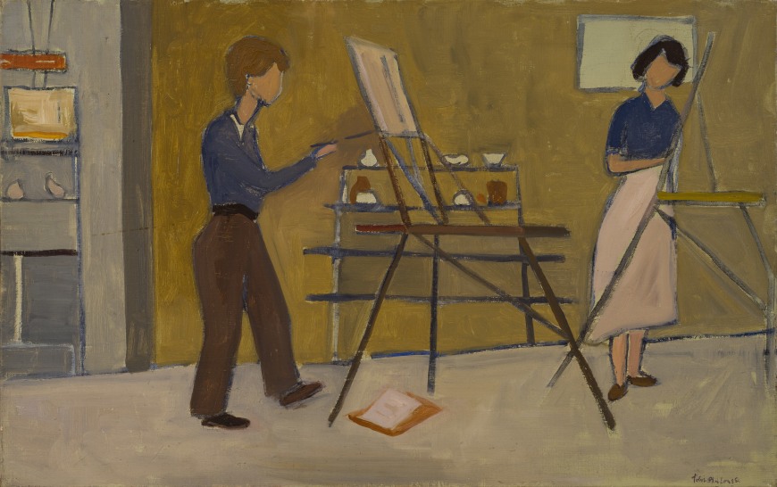 Two Students at Arpad's