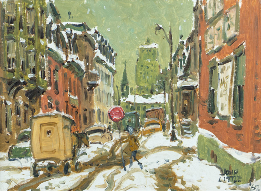 <span class="artist"><strong>John Little</strong></span>, <span class="title"><em>La Gauchetière St., Chinatown, Montreal</em>, 1962</span>