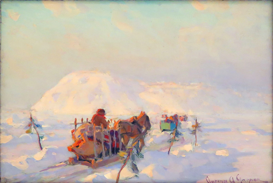 Crossing the Ice Bridge, Quebec