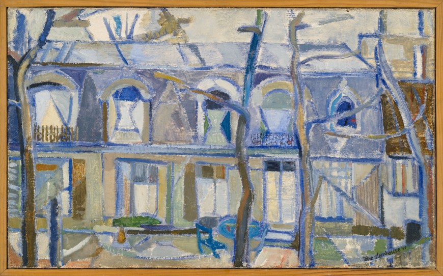 Courtyard in Paris at Montparnasse