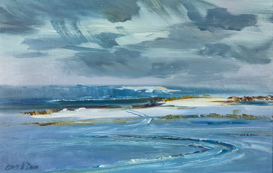<span class="artist"><strong>Bruce Le Dain</strong></span>, <span class="title"><em>The Estuary, Baie St. Paul, Charlevoix, Que. </em>, 1985</span>