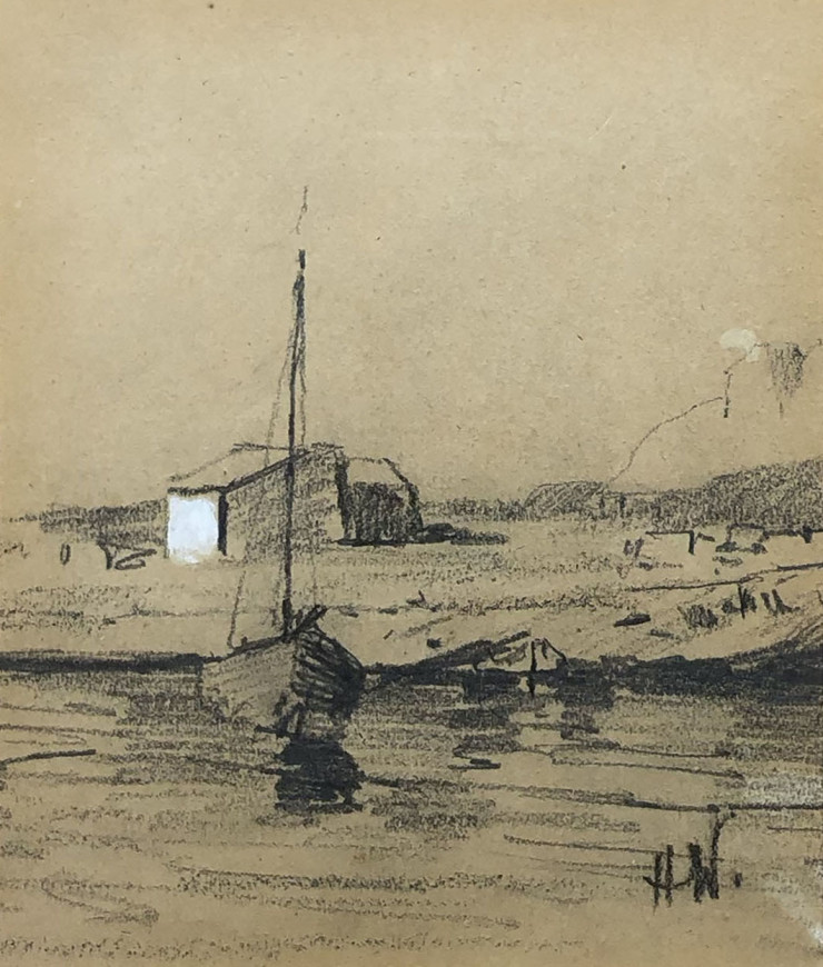 Boat at Low Tide