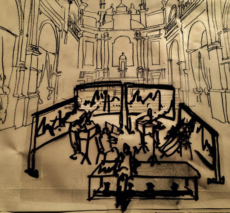 Verdier S Studio Sketch Of Chapelle De La Visitation