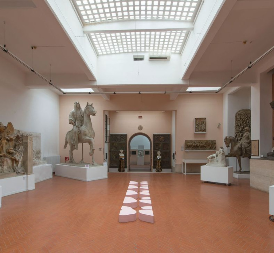 Landon Metz, exhibition view at Museo Pietro Canonica, Roma 2018, photo credit Giorgio Benni.