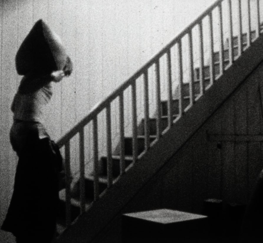 Still from Barry Flanagan, the works, (1969), 16mm film, 15mins. 53 seconds.