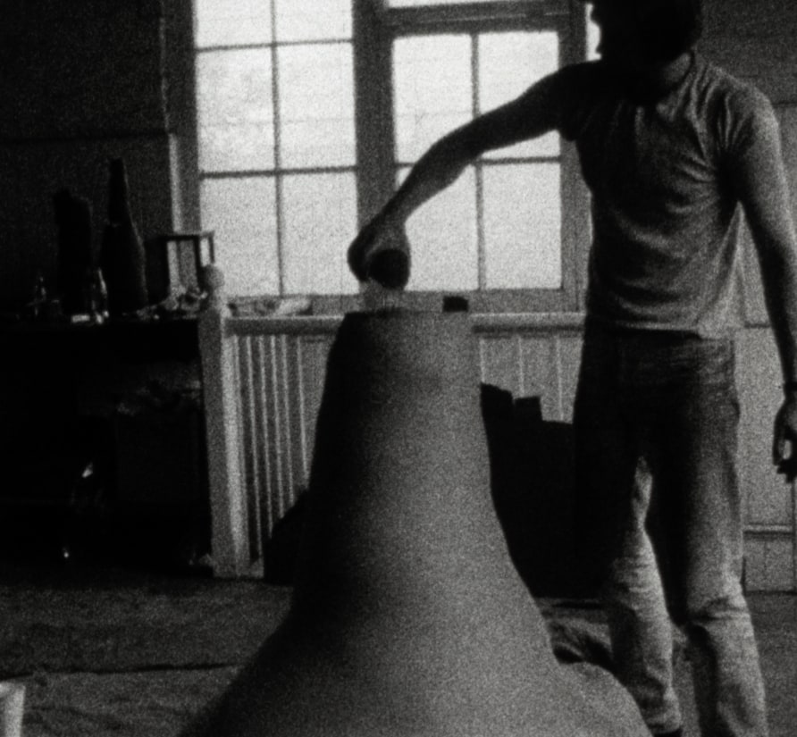 Still from Barry Flanagan, the works, (1969), 16mm film, 15mins. 53 seconds.