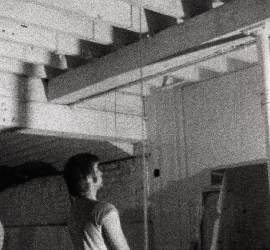 Still from Barry Flanagan, the works, (1969), 16mm film, 15mins. 53 seconds.