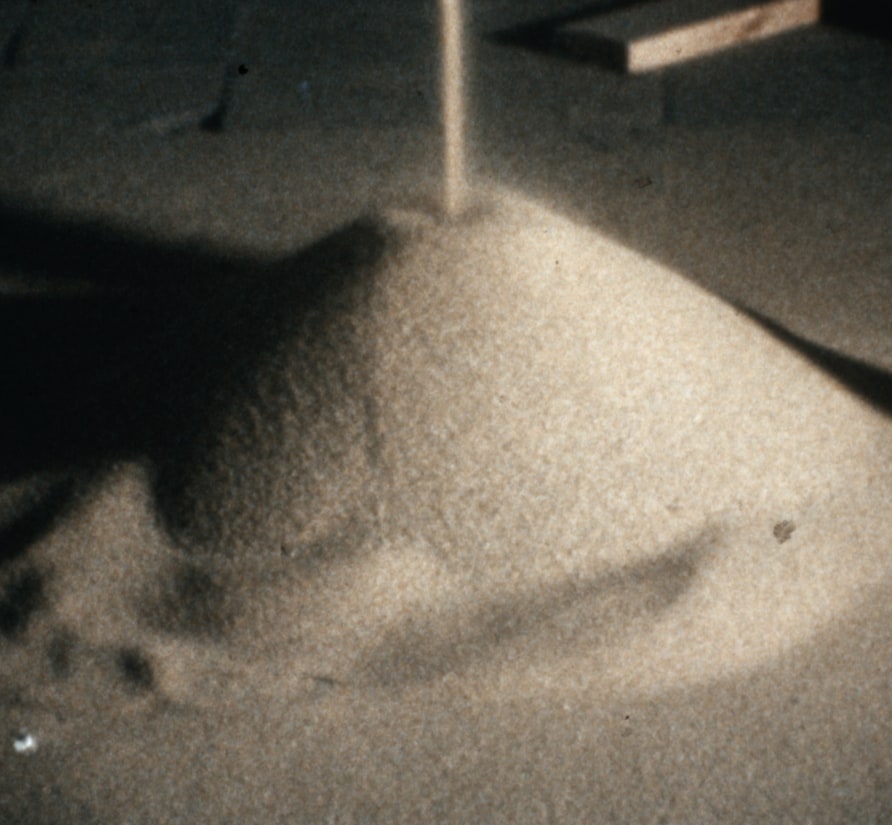 Still from Barry Flanagan, the works, (1969), 16mm film, 15mins. 53 seconds.