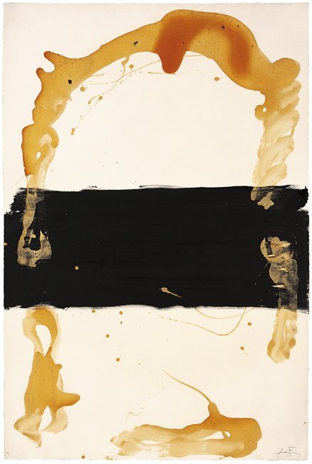<strong>Antoni Tàpies</strong>, <em>Franja negra central (Central black stripe)</em>, 1991