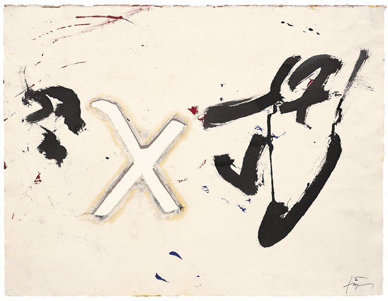 <strong>Antoni Tàpies</strong>, <em>X retallada I (Cut X I)</em>, 2004
