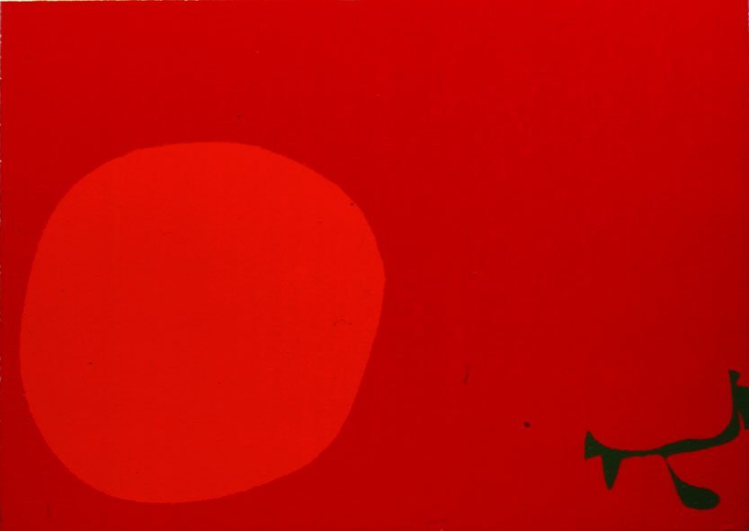 <strong>Patrick Heron</strong>, <em>Two Reds with Emerald Fragment : July - August 1977 PH.77/O/06A</em>, 1977
