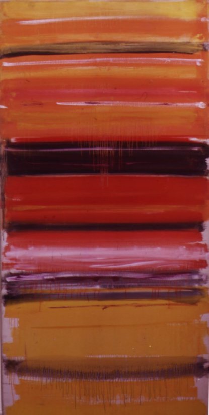 <strong>Patrick Heron</strong>, <em>Incandescent Skies (Yellow and Rose) : December 1957 PH.57/O/15</em>, 1957