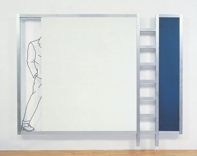 <strong>Martin Craig-Martin</strong>, <em>White Interior with Figure</em>, 1987