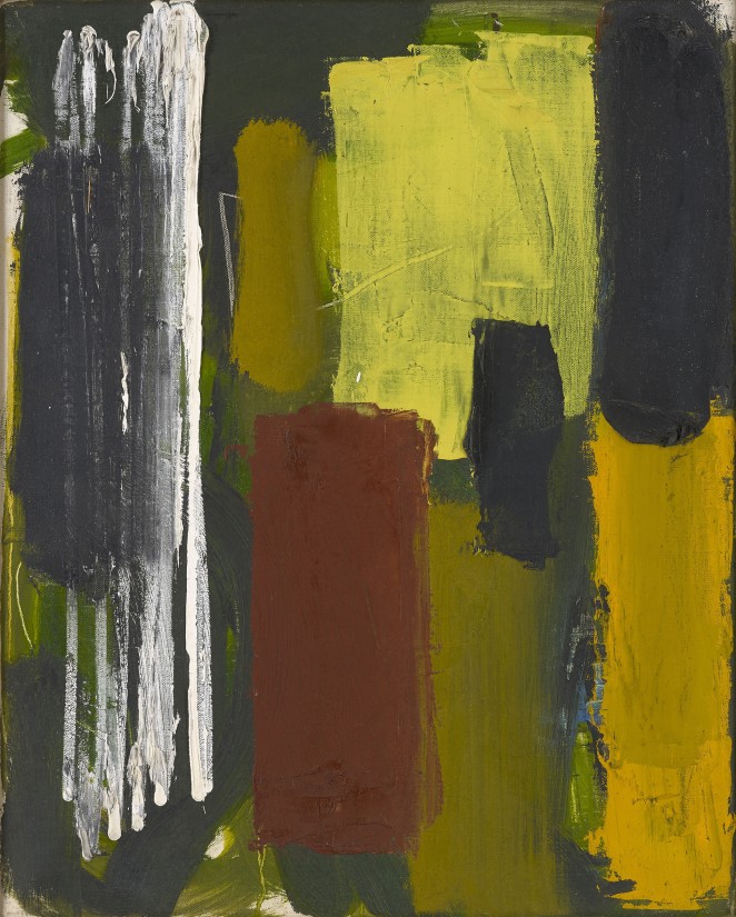 Lemon, Ochre, Black : January 1957