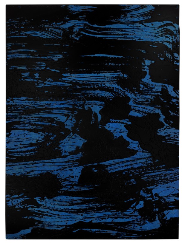 Rythmes et reflets Solo bleu II