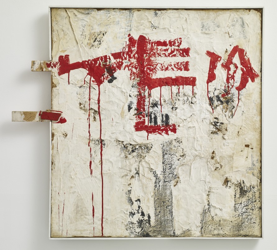 <span class="artist"><strong>Vlassis Caniaris</strong></span>, <span class="title"><em>Hommage aux murs d'Athenes 1941-19 ... </em>, 1959</span>