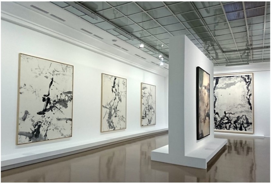 Installation view of 'Zao Wou-Ki. Space is silence', City of Paris Museum of Modern Art