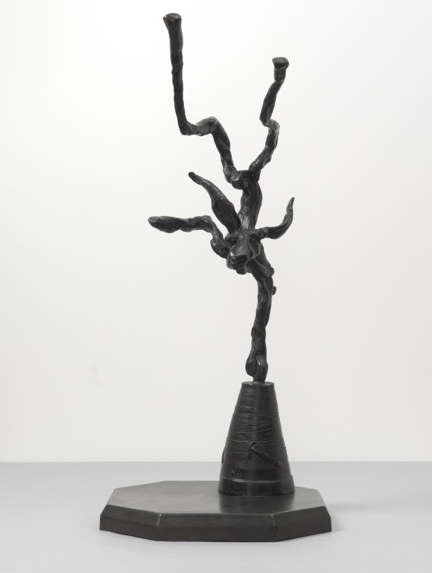 <span class="artist"><strong>Barry Flanagan</strong></span>, <span class="title"><em>Handstand in Aid of Millennial Blessings</em>, 1999</span>