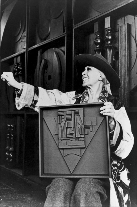 <span class="artist"><strong>Louise Nevelson</strong></span>, <span class="title"><em>Portrait of the artist, 1968.</em></span>