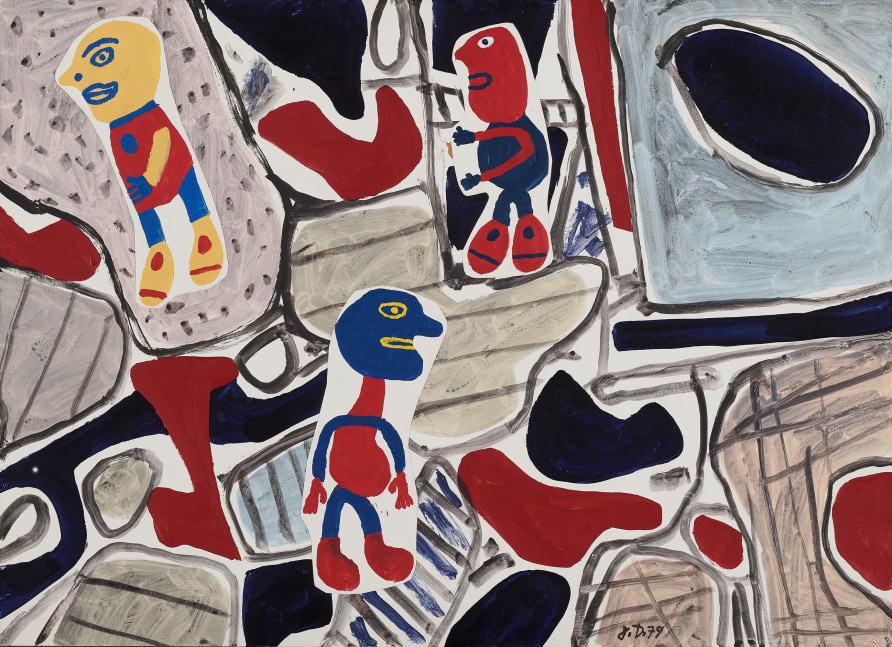 <span class="artist"><strong>Jean Dubuffet</strong></span>, <span class="title"><em>Souhaits et démarches  11 septembre 1979</em>, 1979</span>