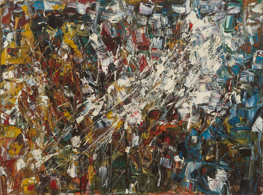 <span class="artist"><strong>Jean-Paul Riopelle</strong></span>, <span class="title"><em>Composition</em>, 1949</span>