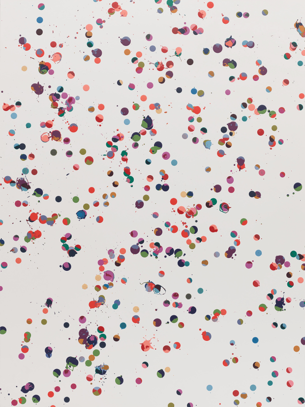 <span class="artist"><strong>Ian Davenport</strong></span>, <span class="title"><em>Consequences / Inconsequences No. 2</em>, 2023</span>