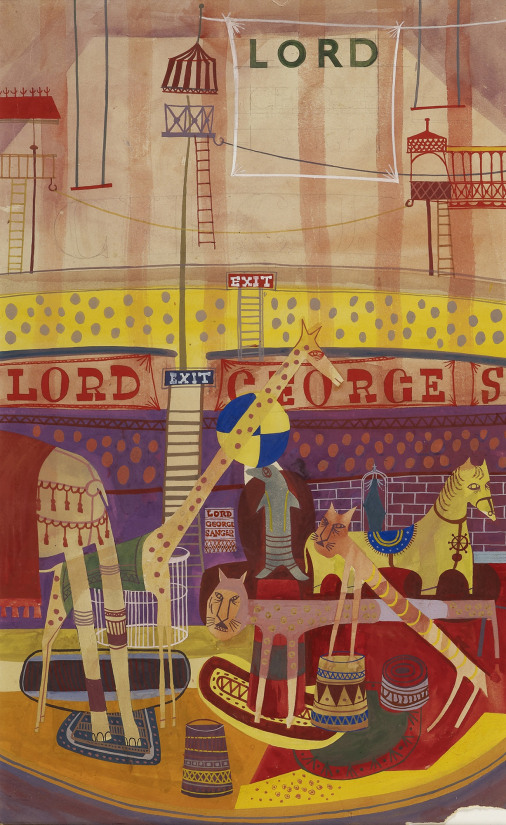 Lord George Sanger's Circus Poster