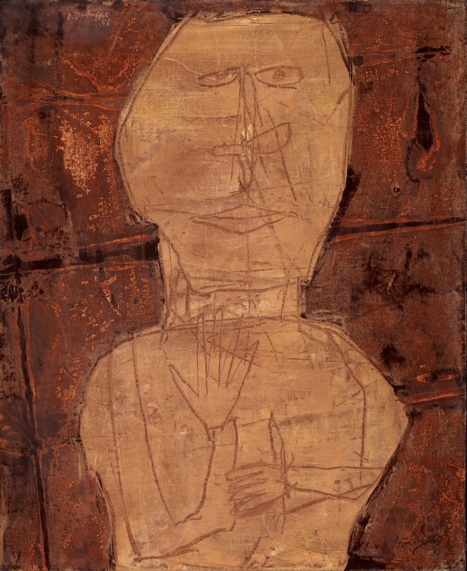 <span class="artist"><strong>Jean Dubuffet</strong></span>, <span class="title"><em>Cinq et un six 3 mars 1956</em>, 1956</span>