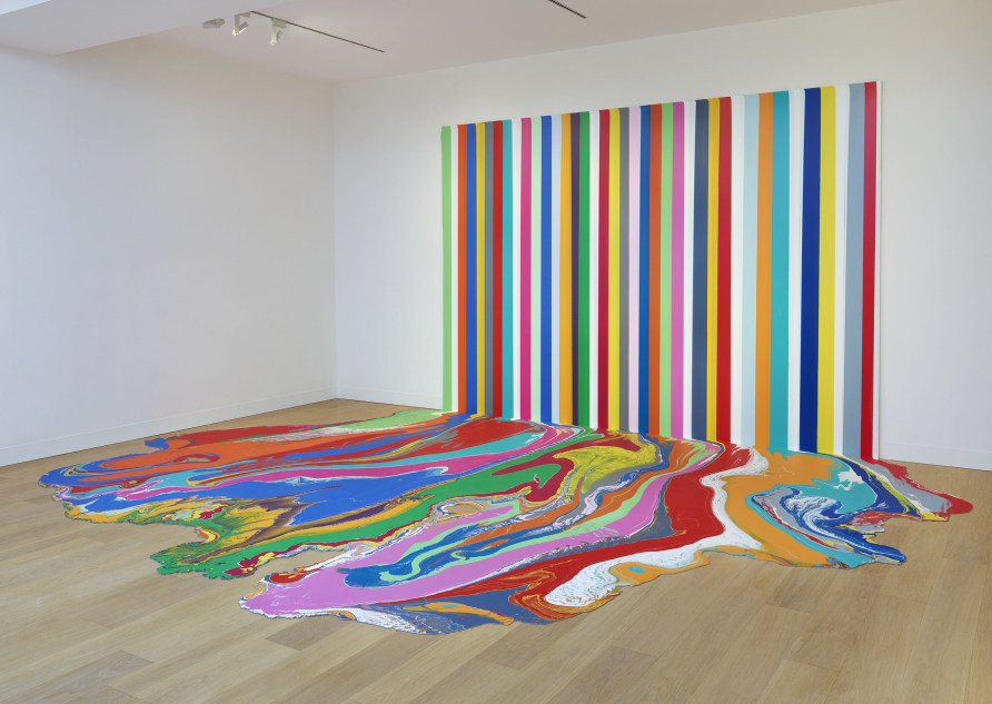 <span class="artist"><strong>Ian Davenport</strong></span>, <span class="title"><em>Lake No.1 (Tide)</em>, 2023</span>