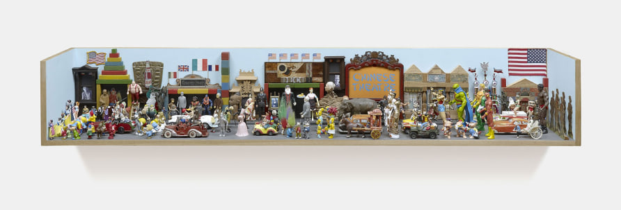 <span class="artist"><strong>Peter Blake</strong></span>, <span class="title"><em>A Parade for Saul Steinberg</em>, 2007–2012</span>