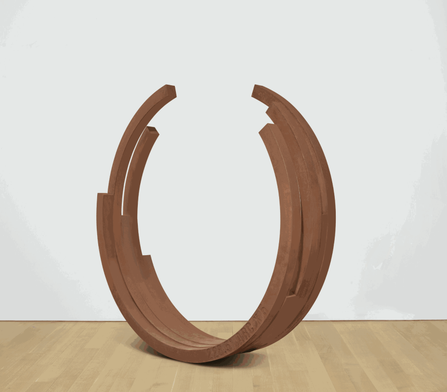 <span class="artist"><strong>Bernar Venet</strong></span>, <span class="title"><em>228.5º Arc x 5</em>, 1999</span>