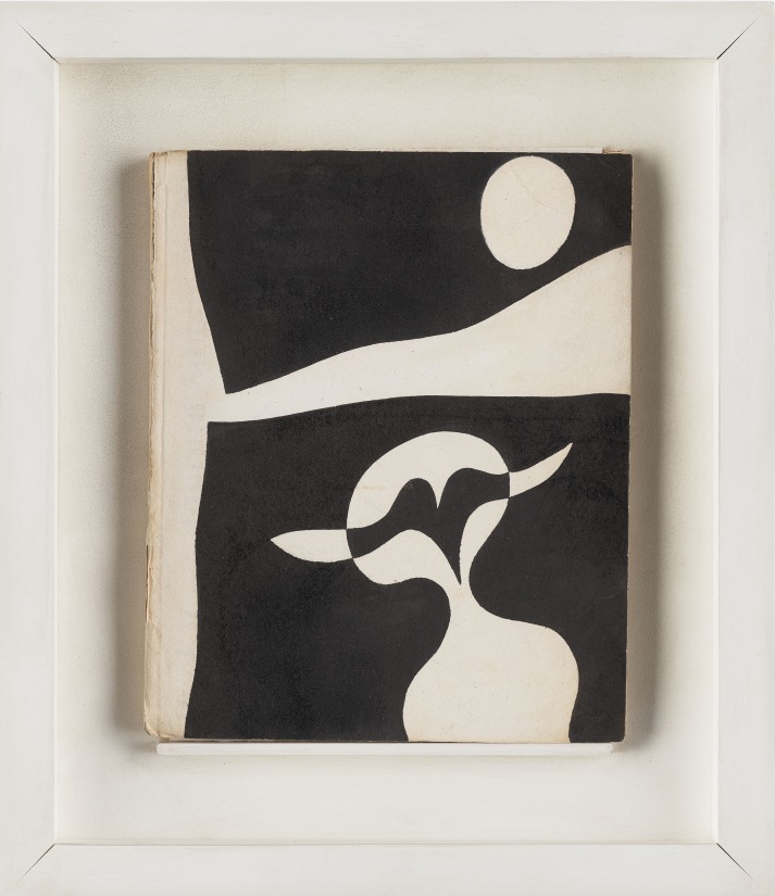<span class="artist"><strong>Jean Arp</strong></span>, <span class="title"><em>Cinéma calendrier du coeur abstrait, maisons</em>, 1927</span>