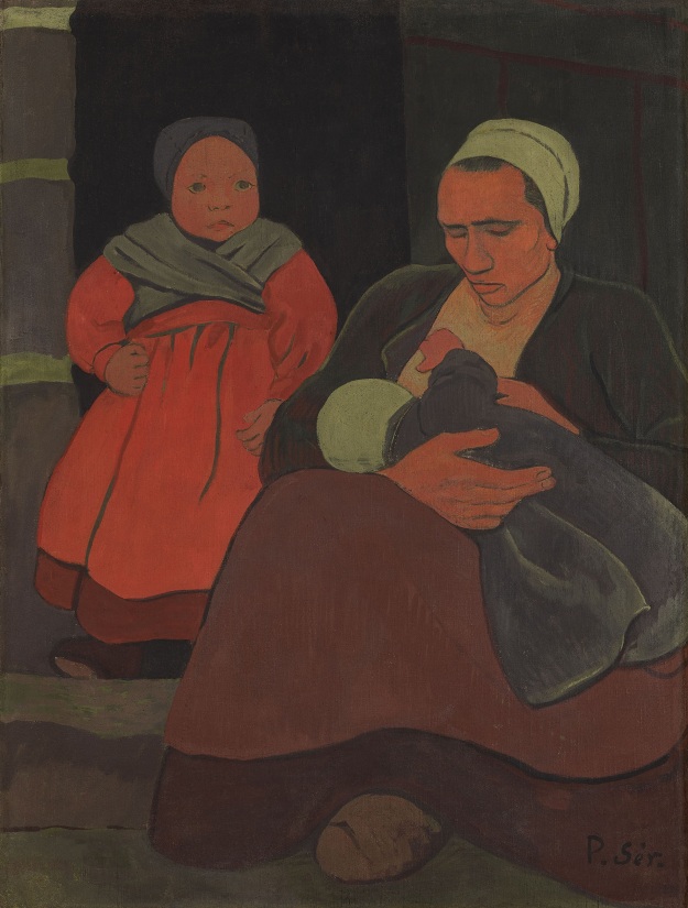 <span class="artist"><strong>Paul Serusier</strong></span>, <span class="title"><em>Bretonne allaitant</em>, 1892</span>