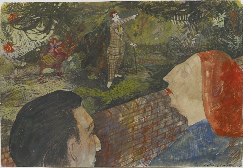 <strong>Peter Blake</strong>, <em>Adam and Eve: The Expulsion</em>, c.1948