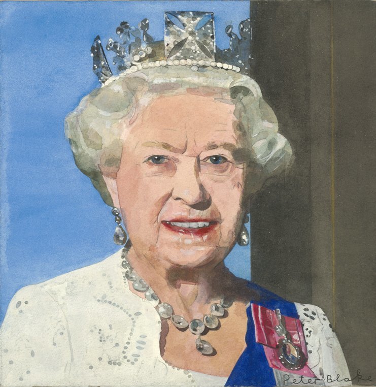Portrait of Queen Elizabeth II (Radio Times Diamond Jubilee Royal Souvenir Cover)