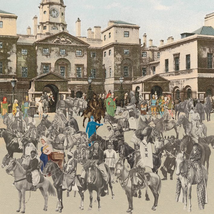 <strong>Peter Blake</strong>, <em>London: Horse Guards Parade - Horses and Horsemen</em>, 2012